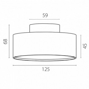 Накладной светильник Lightstar Acuto 215947 в Менделеевске - mendeleevsk.ok-mebel.com | фото 3