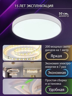 Накладной светильник Natali Kovaltseva  LED LAMPS 81112/5C в Менделеевске - mendeleevsk.ok-mebel.com | фото 4