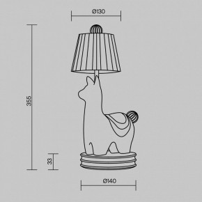 Настольная лампа декоративная Maytoni Senor Alpaca MOD377TL-L5W3K в Менделеевске - mendeleevsk.ok-mebel.com | фото 10