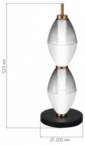 Настольная лампа декоративная ST-Luce Ice SL6130.404.12 в Менделеевске - mendeleevsk.ok-mebel.com | фото 3
