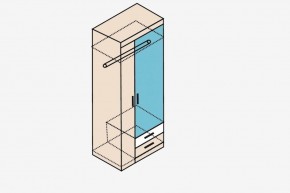 НИКА Н10з Шкаф для одежды в Менделеевске - mendeleevsk.ok-mebel.com | фото 4