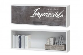 ОЛИВЕР Шкаф настенный с 1 дверный (1050) с ФП в Менделеевске - mendeleevsk.ok-mebel.com | фото