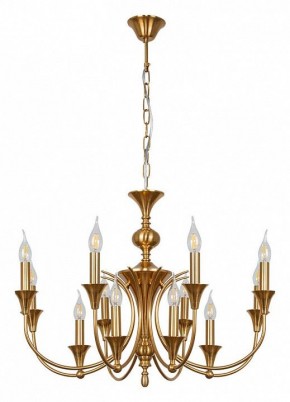 Подвесная люстра Arte Lamp Collinetta A4094LM-12PB в Менделеевске - mendeleevsk.ok-mebel.com | фото 2