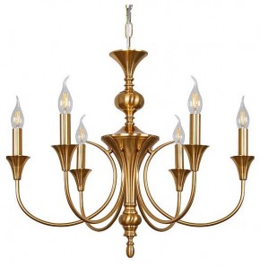 Подвесная люстра Arte Lamp Collinetta A4094LM-6PB в Менделеевске - mendeleevsk.ok-mebel.com | фото