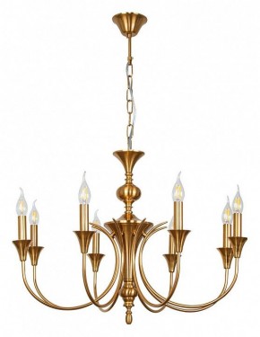 Подвесная люстра Arte Lamp Collinetta A4094LM-8PB в Менделеевске - mendeleevsk.ok-mebel.com | фото 2