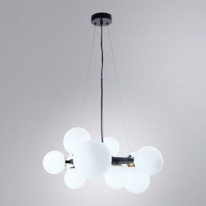 Подвесная люстра Arte Lamp Gemini A2243SP-10BK в Менделеевске - mendeleevsk.ok-mebel.com | фото 3