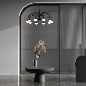 Подвесная люстра Eurosvet Ragno 90034/10 LED черный в Менделеевске - mendeleevsk.ok-mebel.com | фото 4