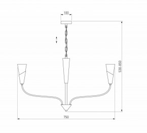 Подвесная люстра Eurosvet Rhyton 60167/6 никель в Менделеевске - mendeleevsk.ok-mebel.com | фото 5