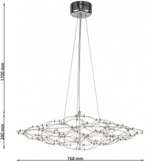 Подвесная люстра Favourite Thinner 4305-8P в Менделеевске - mendeleevsk.ok-mebel.com | фото 5
