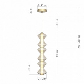Подвесная люстра ST-Luce SPINE SL6136.213.01 в Менделеевске - mendeleevsk.ok-mebel.com | фото 4