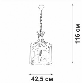 Подвесная люстра Vitaluce V3926 V3926-1/8 в Менделеевске - mendeleevsk.ok-mebel.com | фото 4