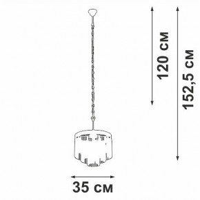 Подвесная люстра Vitaluce V53570 V53570-8/7 в Менделеевске - mendeleevsk.ok-mebel.com | фото 4