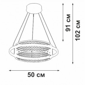 Подвесная люстра Vitaluce V54000 V54000-0/1S в Менделеевске - mendeleevsk.ok-mebel.com | фото 5