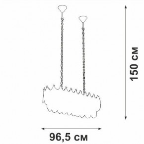 Подвесная люстра Vitaluce V58120 V58120-8/11 в Менделеевске - mendeleevsk.ok-mebel.com | фото 3