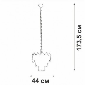 Подвесная люстра Vitaluce V58120 V58120-8/5 в Менделеевске - mendeleevsk.ok-mebel.com | фото 3