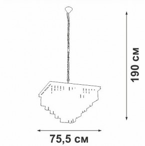 Подвесная люстра Vitaluce V5818 V5818-8/13 в Менделеевске - mendeleevsk.ok-mebel.com | фото 5