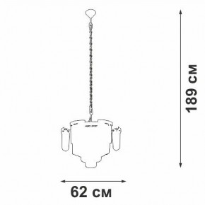 Подвесная люстра Vitaluce V58370 V58370-8/13 в Менделеевске - mendeleevsk.ok-mebel.com | фото 3