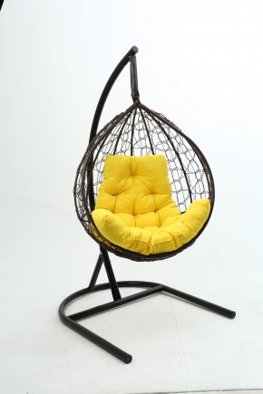 Подвесное кресло Бароло (коричневый/желтый) в Менделеевске - mendeleevsk.ok-mebel.com | фото