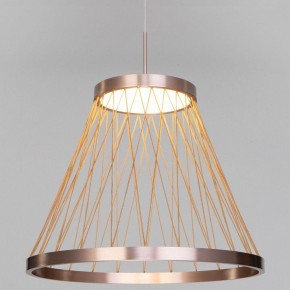 Подвесной светильник Eurosvet Cesta 40016/1 LED коричневый в Менделеевске - mendeleevsk.ok-mebel.com | фото