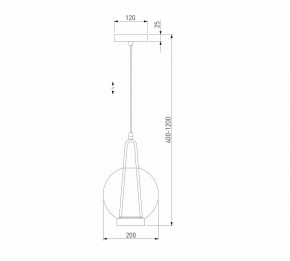 Подвесной светильник Eurosvet Frasco 50267/1 LED черный в Менделеевске - mendeleevsk.ok-mebel.com | фото 4
