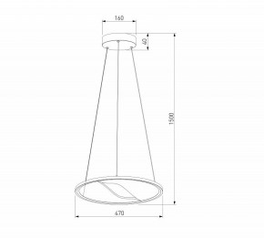 Подвесной светильник Eurosvet Occhio 40026/1 LED серый в Менделеевске - mendeleevsk.ok-mebel.com | фото 5