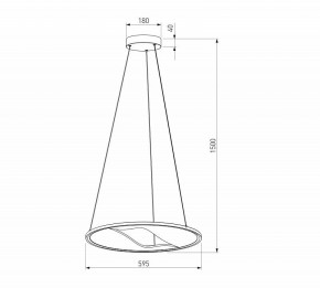 Подвесной светильник Eurosvet Occhio 40027/1 LED серый в Менделеевске - mendeleevsk.ok-mebel.com | фото 5