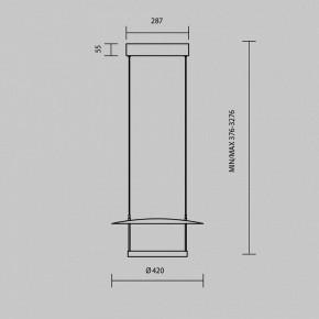 Подвесной светильник Maytoni Ambience MOD280PL-L23B3K1 в Менделеевске - mendeleevsk.ok-mebel.com | фото 4