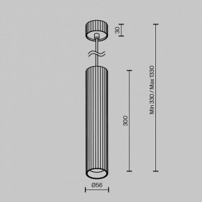 Подвесной светильник Maytoni Calipso P106PL-01-GU10-BS в Менделеевске - mendeleevsk.ok-mebel.com | фото 8