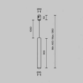 Подвесной светильник Maytoni Focus Led TR155-1-5W3K-BS в Менделеевске - mendeleevsk.ok-mebel.com | фото 4