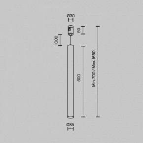 Подвесной светильник Maytoni Focus Led TR156-1-5W3K-B в Менделеевске - mendeleevsk.ok-mebel.com | фото 5