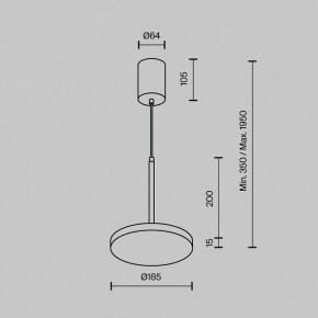 Подвесной светильник Maytoni Plato P076PL-L12W4K-BS в Менделеевске - mendeleevsk.ok-mebel.com | фото 6