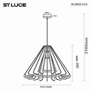 Подвесной светильник ST-Luce Sentito SL3002.413.01 в Менделеевске - mendeleevsk.ok-mebel.com | фото 5