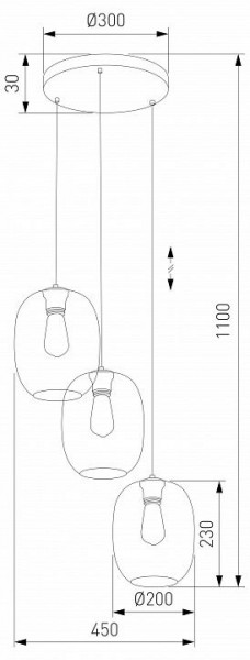 Подвесной светильник TK Lighting Elio 5973 Elio в Менделеевске - mendeleevsk.ok-mebel.com | фото 3