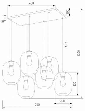 Подвесной светильник TK Lighting Elio 5974 Elio в Менделеевске - mendeleevsk.ok-mebel.com | фото 3