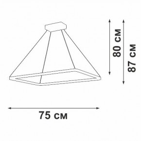 Подвесной светильник Vitaluce V2704 V2704-0/1S в Менделеевске - mendeleevsk.ok-mebel.com | фото 3