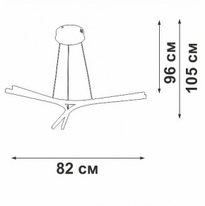 Подвесной светильник Vitaluce V2708 V2708-9/3S в Менделеевске - mendeleevsk.ok-mebel.com | фото 3