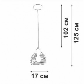 Подвесной светильник Vitaluce V2854 V2854-1/1S в Менделеевске - mendeleevsk.ok-mebel.com | фото 5