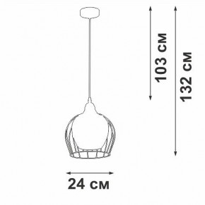 Подвесной светильник Vitaluce V2859 V2859-1/1S в Менделеевске - mendeleevsk.ok-mebel.com | фото 4