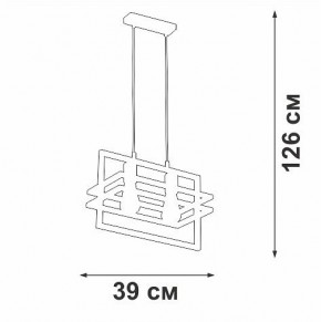 Подвесной светильник Vitaluce V2861 V2861-1/2S в Менделеевске - mendeleevsk.ok-mebel.com | фото 5