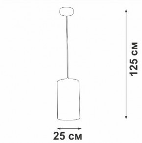 Подвесной светильник Vitaluce V2895 V2895-0/1S в Менделеевске - mendeleevsk.ok-mebel.com | фото 6