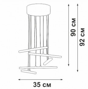 Подвесной светильник Vitaluce V3046 V3046-1/5S в Менделеевске - mendeleevsk.ok-mebel.com | фото 5