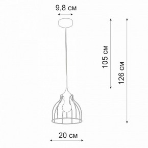 Подвесной светильник Vitaluce V3102 V3102-1/1S в Менделеевске - mendeleevsk.ok-mebel.com | фото 3