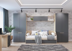 Полка 2032 АНТАЛИЯ (Сонома/Графит софт) в Менделеевске - mendeleevsk.ok-mebel.com | фото 2