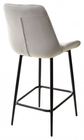 Полубарный стул ХОФМАН, цвет H-09 Светло-серый, велюр / черный каркас H=63cm М-City в Менделеевске - mendeleevsk.ok-mebel.com | фото 6