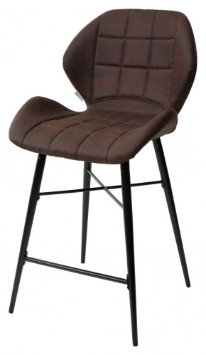 Полубарный стул MARCEL COWBOY-#800 темно-коричневый (H=65cm), ткань микрофибра М-City в Менделеевске - mendeleevsk.ok-mebel.com | фото