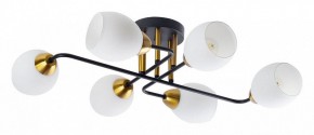 Потолочная люстра Arte Lamp Andrea A8141PL-6BK в Менделеевске - mendeleevsk.ok-mebel.com | фото