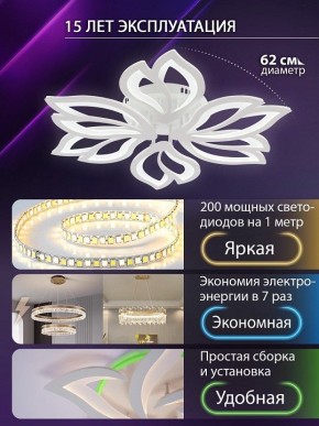 Потолочная люстра Natali Kovaltseva FORTUNA LED LAMPS 81107/6C в Менделеевске - mendeleevsk.ok-mebel.com | фото 5