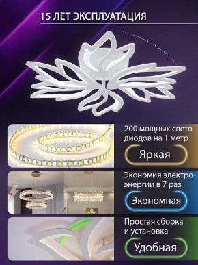 Потолочная люстра Natali Kovaltseva RIF LED LAMPS 81118/5C в Менделеевске - mendeleevsk.ok-mebel.com | фото 5