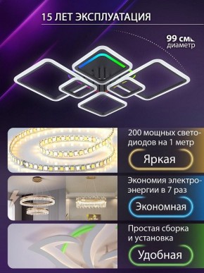 Потолочная люстра Natali Kovaltseva SPEKTR LED LAMPS 81442 в Менделеевске - mendeleevsk.ok-mebel.com | фото 5