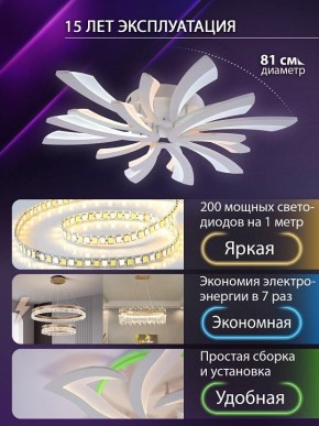 Потолочная люстра Natali Kovaltseva VIO LED LAMPS 81454 в Менделеевске - mendeleevsk.ok-mebel.com | фото 5